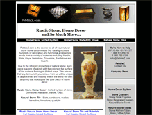 Tablet Screenshot of pebblez.com